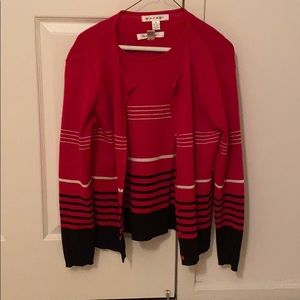 Tank and sweater set